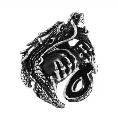 Yamagata Dragon Hollow Ring S925 Silver