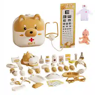 顽兔 小医生玩具套装 儿童过家家 早教益智玩具