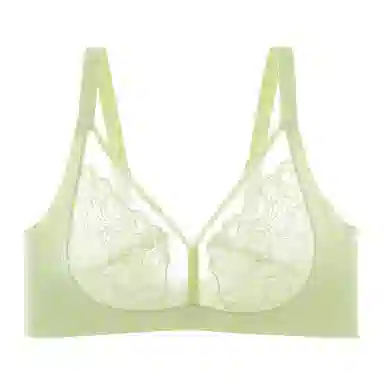 芬腾 植物花卉蕾丝收副乳防下垂薄款文胸 女款