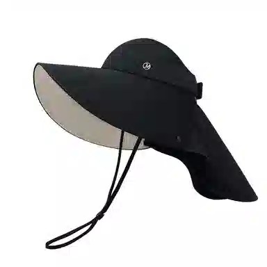 玖慕 遮阳帽太阳帽空顶帽凉帽夏季户外遮脸防紫外线 聚酯纤维 防晒帽 女款