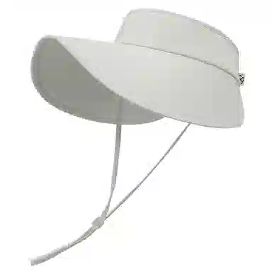 玖慕 大檐防晒全方位防紫外线遮脸开车空顶遮阳 聚酯纤维 防晒帽 女款