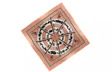 Hermes Scarf Brown