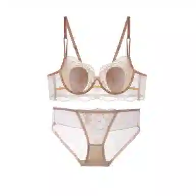 内在密码 法式纯欲蕾丝防下垂超薄内衣裤套装 女款