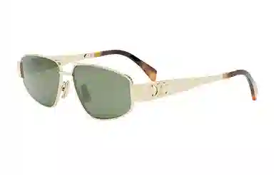 Celine Aviator Sunglasses Gold
