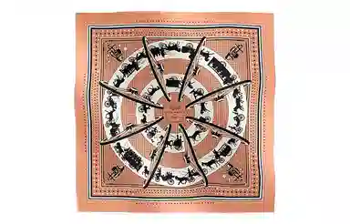 Hermes Scarf Brown