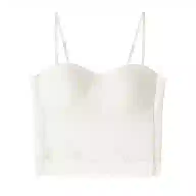 内在密码 蕾丝抹胸背心女带胸垫一体式免穿文胸美背内衣薄款纯欲百搭性感小吊带