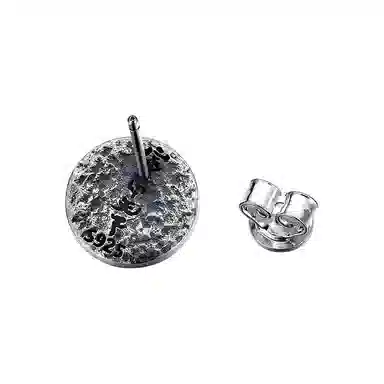 MYSH 3D Yellow God of Wealth Earring