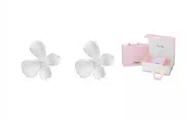 MACE MAVA S999 Silver Floral Earrings