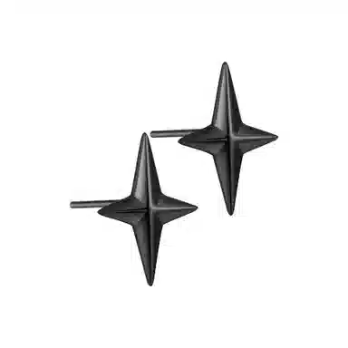 cooraree Four-Point Star Stud Earrings