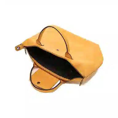 Longchamp Small Short Handle Bag Almond Yellow
