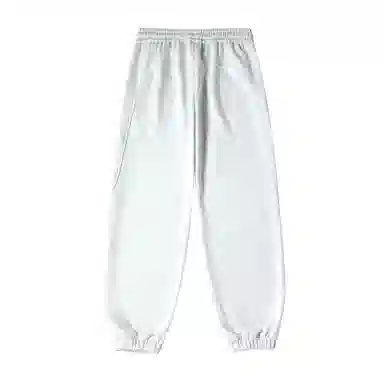 纯色简约基础款卫裤系带宽松束脚卫裤百搭休闲裤 男女同款