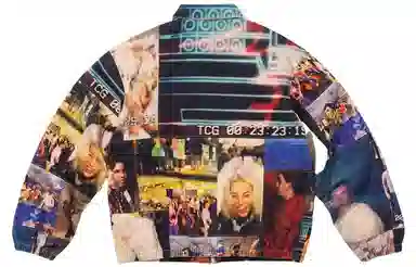 Supreme x Mark Leckey Hardcore Patchwork Harrington Jacket