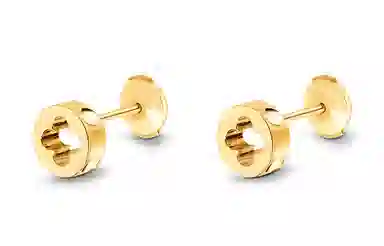 Louis Vuitton Empreinte 18K Gold Earrings