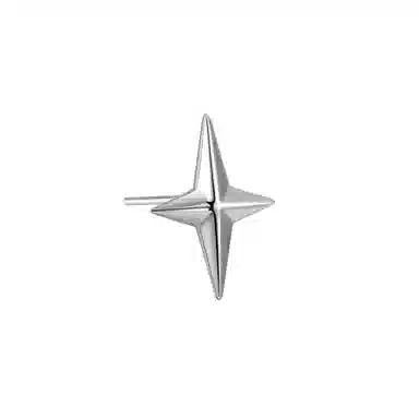 cooraree Four-Point Star Stud Earrings