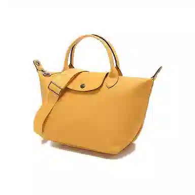 Longchamp Small Short Handle Bag Almond Yellow