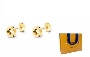 Louis Vuitton Empreinte 18K Gold Earrings