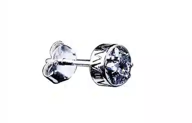 IDEE CREATIVE 925 Silver Star Earrings