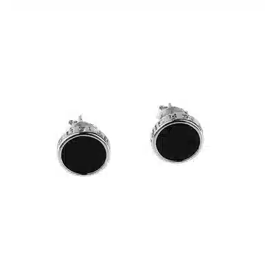 LUXTA Black Onyx Stud Earrings