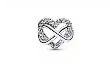 Pandora Wireless Heart Shine 925 Silver Studs