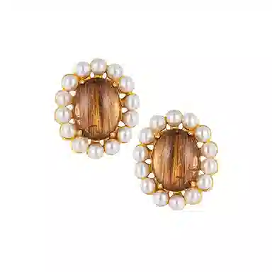 YVMIN Spring Summer Pearl Lace Earrings