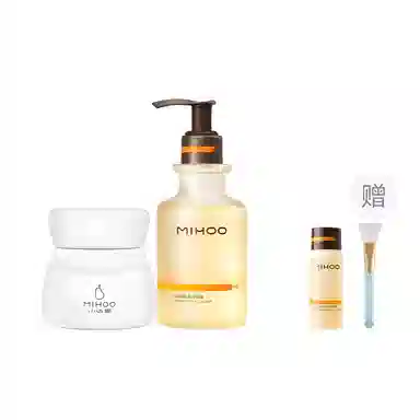 小迷糊 肌源洁面蜜补水 护肤套装 舒缓提亮保湿清爽清洁