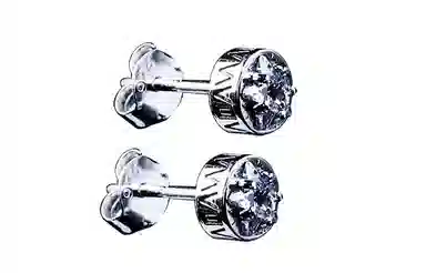 IDEE CREATIVE 925 Silver Star Earrings
