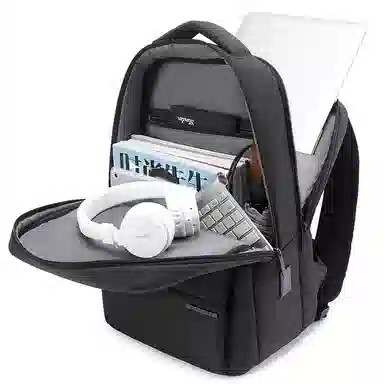 维多利亚旅行者 大容量 电脑包双肩包 牛津布 男女情侣款 石墨黑