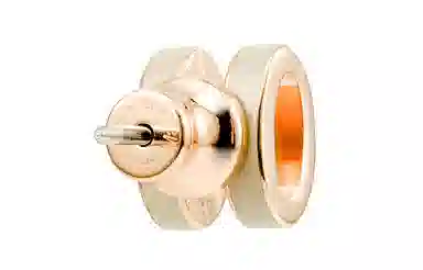 Hermes Mini H Pop Rose Gold Earrings