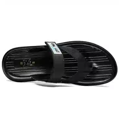 正泰 简约时尚个性外穿舒适人字拖鞋 男款