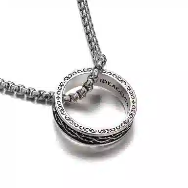 IDEAGEMER 925 Silver Necklace