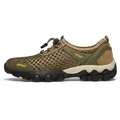 季公羊 网布 透气轻便时尚 休闲鞋 男款