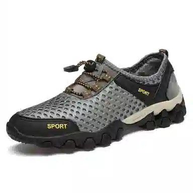 季公羊 网布 透气轻便时尚 休闲鞋 男款