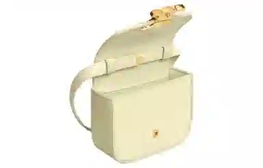 CELINE Triomphe Mini Shoulder Bag Light Yellow