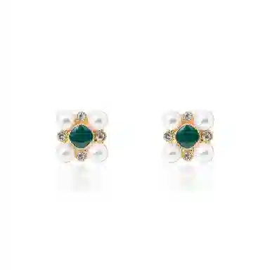 Baijuan Geometric Alloy Earrings