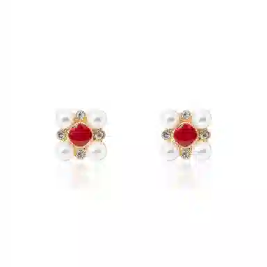 Baijuan Geometric Alloy Earrings