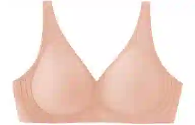 素肌良品 无钢圈聚拢无痕文胸 女款