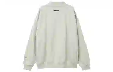 Fear of God Essentials FW21 Mock Neck Sweatshirt GreenConcrete Logo