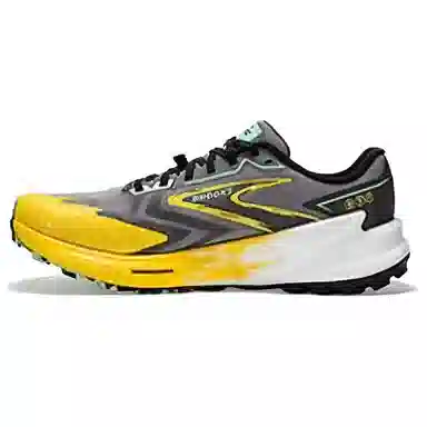 Brooks Catamount Lemon Yellow Grey