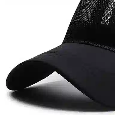 啄木鸟 全网眼透气速干棒球帽户外骑行排汗遮阳帽防晒帽 聚酯纤维 鸭舌帽 男款