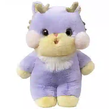 巴巴泥 龙年可爱四小龙 玩偶 毛绒公仔