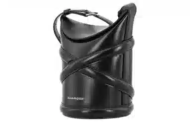 Alexander McQueen THE CURVE BAG Logo