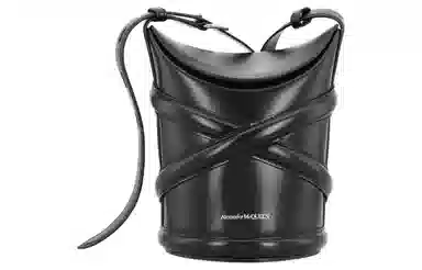 Alexander McQueen THE CURVE BAG Logo