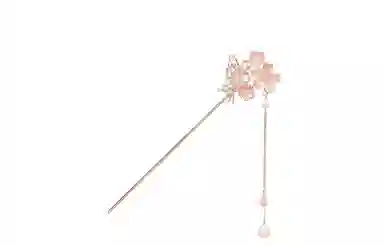 牧言 蝴蝶流苏 新中式简约小众设计高级感 镂空蝶梦极光幻彩花朵古风汉服旗袍步摇 发簪 女款