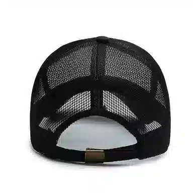 啄木鸟 全网眼透气速干棒球帽户外骑行排汗遮阳帽防晒帽 聚酯纤维 鸭舌帽 男款