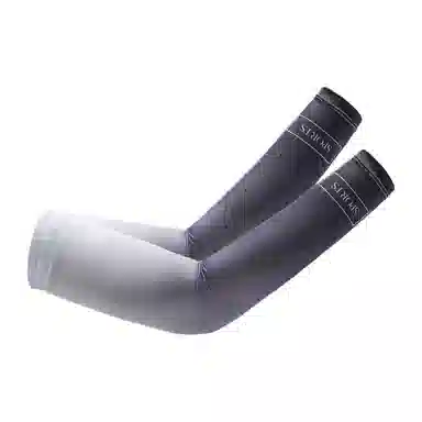 山一丸 冰袖夏季户外防紫外线长款遮阳开车骑行冰丝袖套 防晒袖 男款