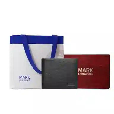 FAIRWHALE Classic Leather Wallet Black