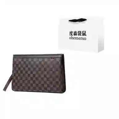 Dusen Kangaroo Clutch Black/Brown
