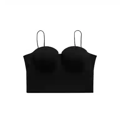 黄小姐 纯色舒适贴身吊带 女款