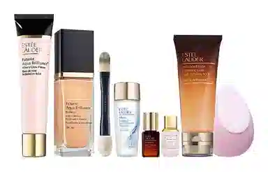 雅诗兰黛 未来派粉保湿美肌 滋润 彩妆套装 清透修饰肤色 八件套