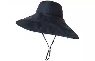 优幽兰 大帽檐户外防紫外线时尚日系可折叠小众 聚酯纤维 防晒帽 女款